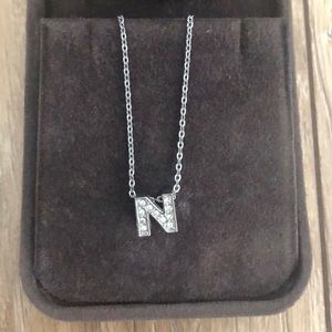 N letter necklace